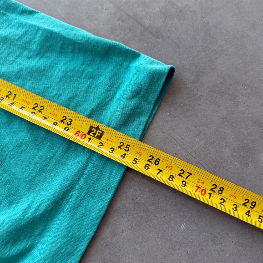 Vintage 80s Greenbriar Athletic Club Classic T Shirt Teal Green 50/50 USA Mens M - Picture 5 of 5